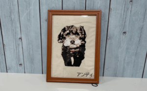 ご依頼主様のワンちゃん／フォト刺繡